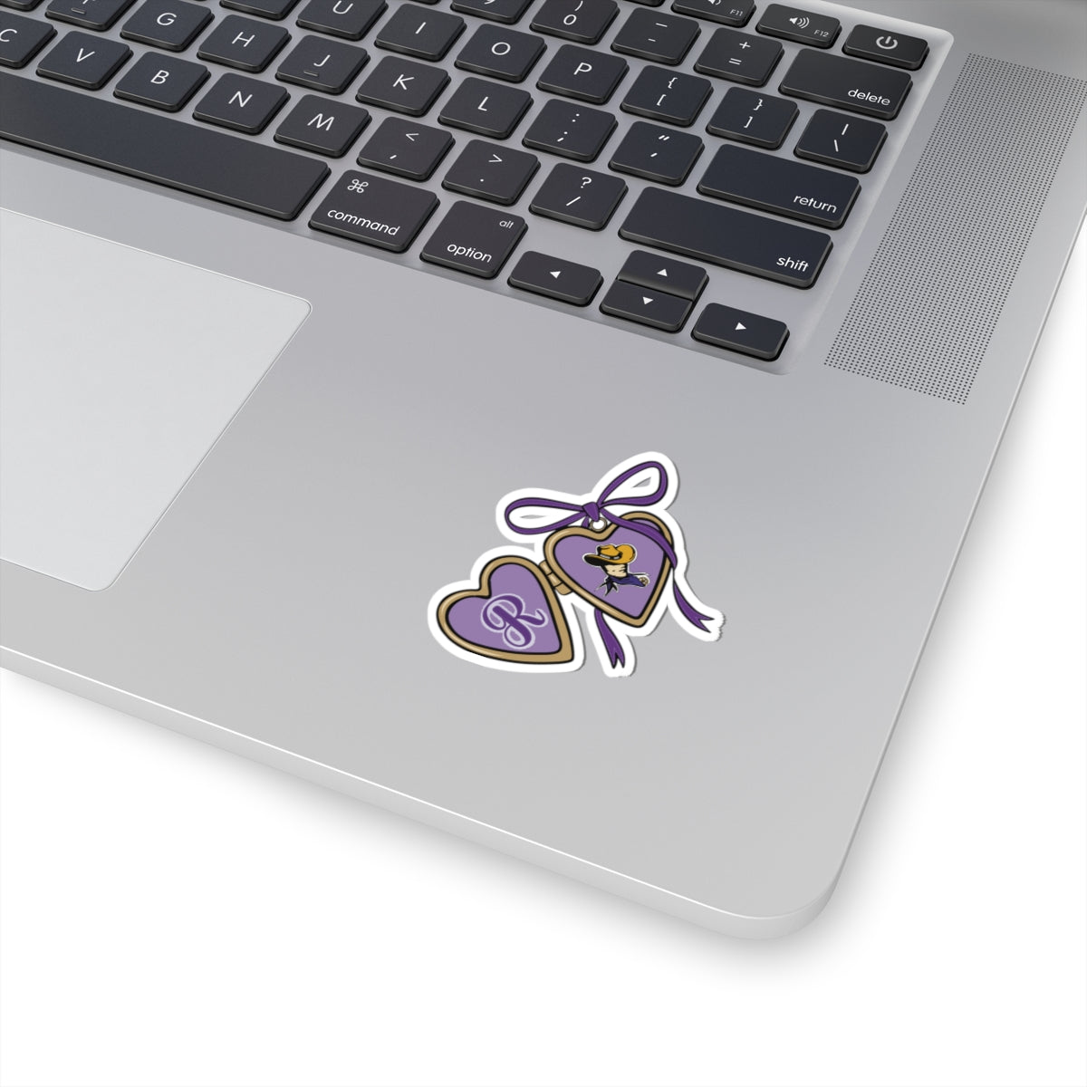 Mascot Locket Stickers - Team Colors Decals for Laptops, Water Bottles, Binders
