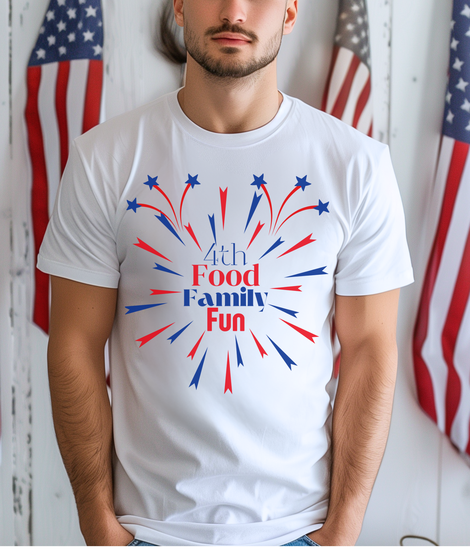 4th of July Food Family Fun T-shirt