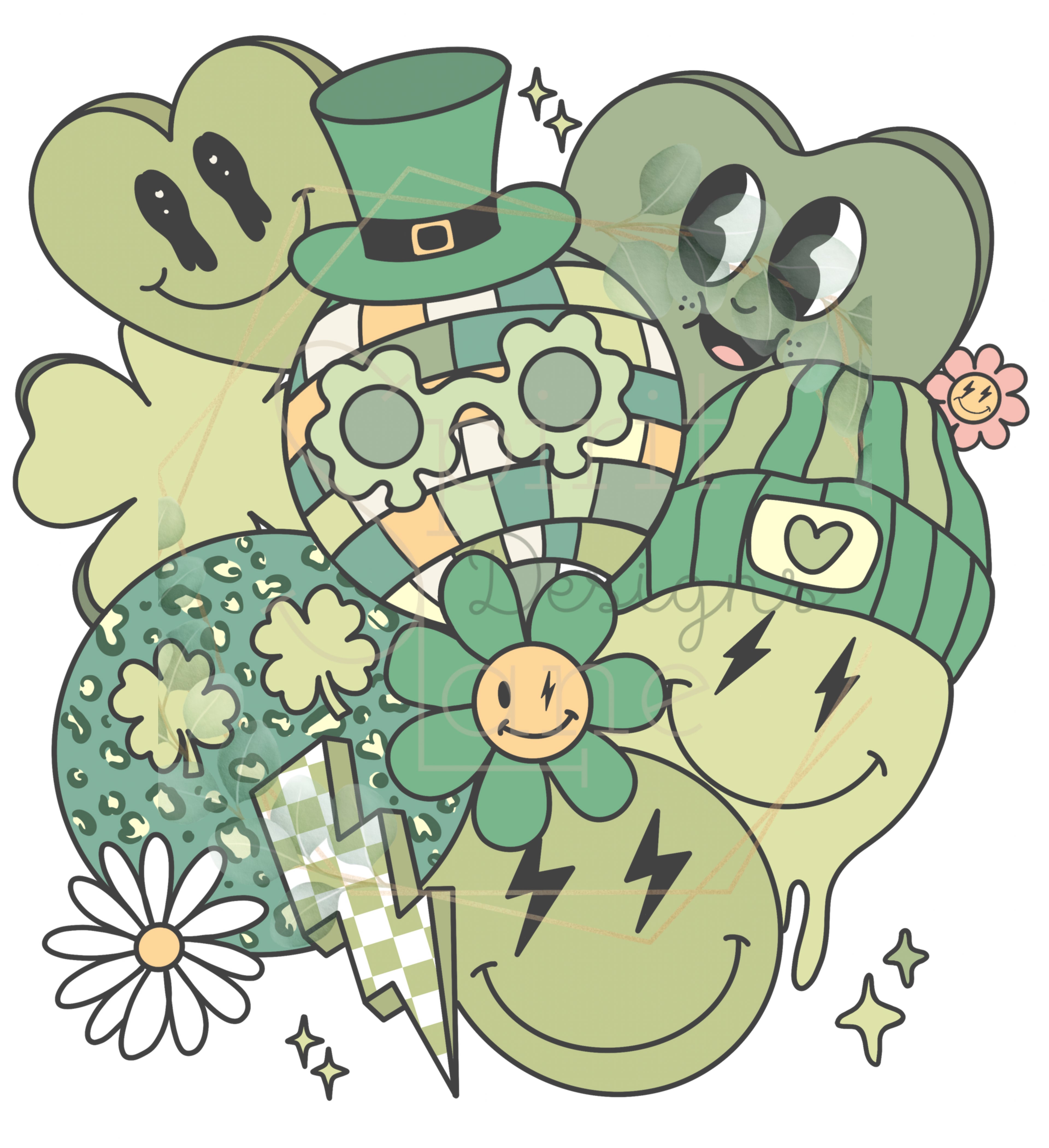 DTF TRANSFER Retro St. Patrick’s Day