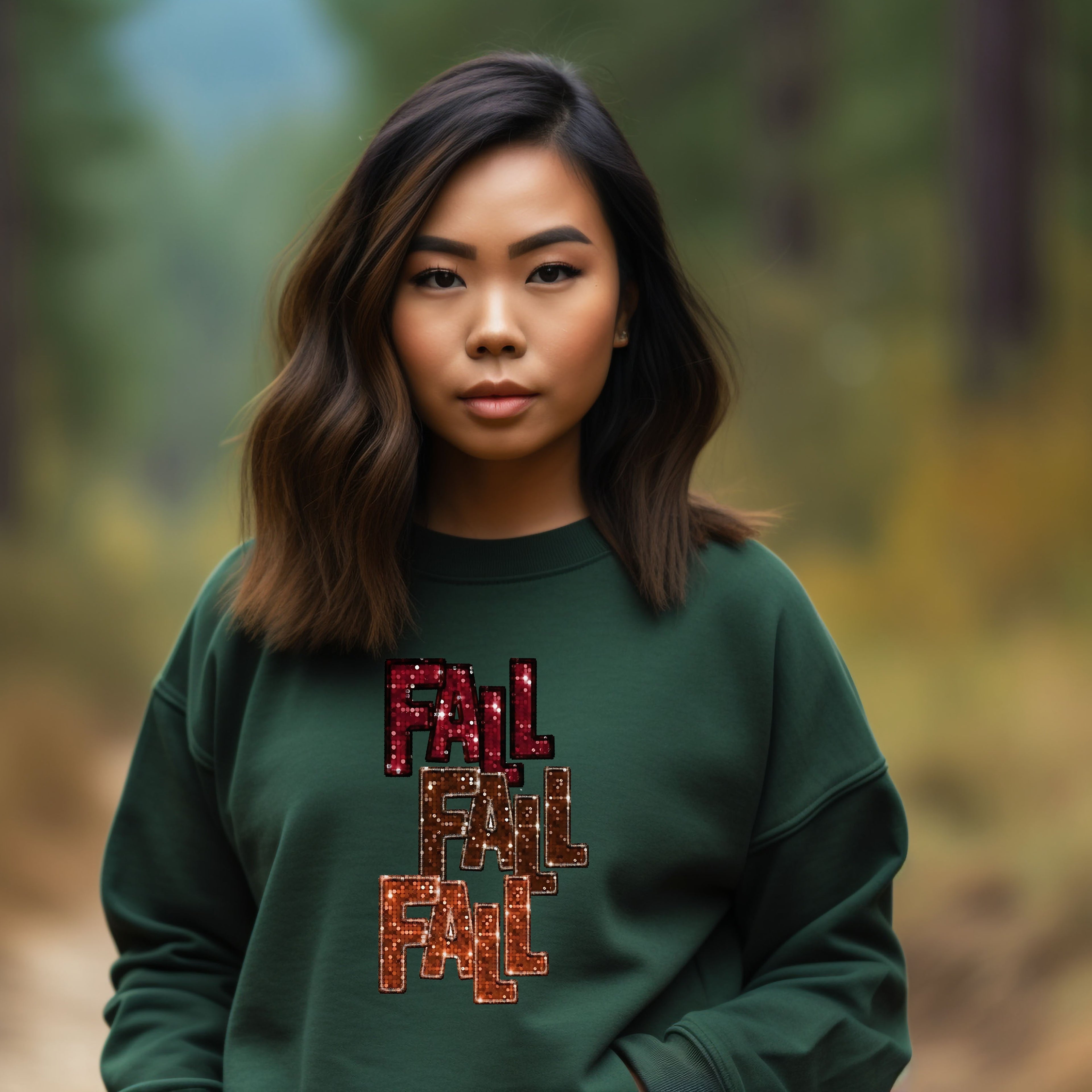 Fall Fall Fall (Faux embroidery & Sequins)