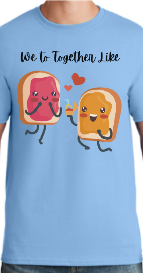 His/Hers Couples T-Shirt PB&J