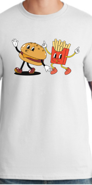 Burger and Fries T-Shirt